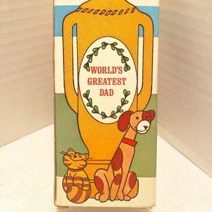 WORLDS GREATEST DAD COLOGNE by AVON - TRIBUTE AFTER SHAVE (4 fl oz) TRUE VINTAGE